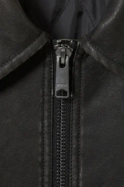 VERKÜRZTE KUNSTLEDERJACKE|Weekday New