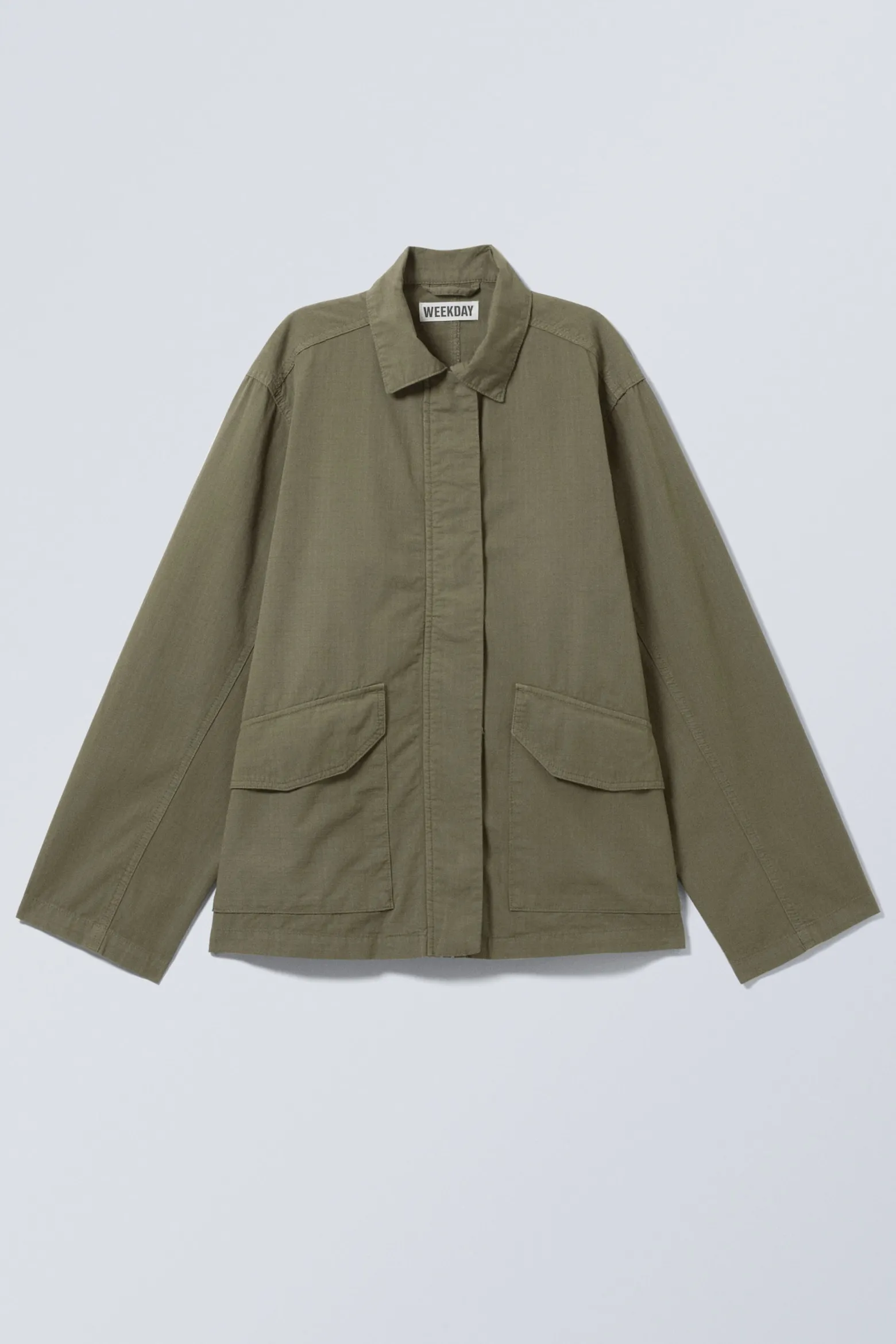 VERWASCHENE RIPSTOP-JACKE|Weekday Store