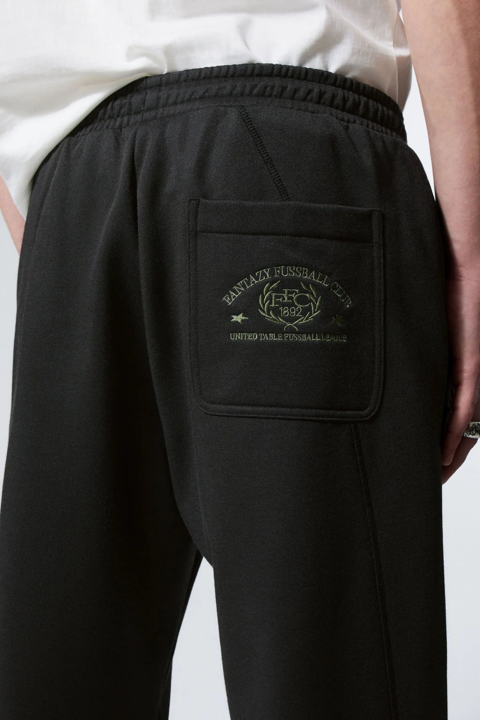 WARM-UP-JOGGINGHOSE MIT GERADEM BEIN|Weekday New
