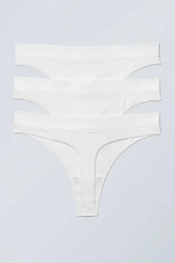 WEICHE TANGAS CAT, 3ER-PACK|Weekday Sale