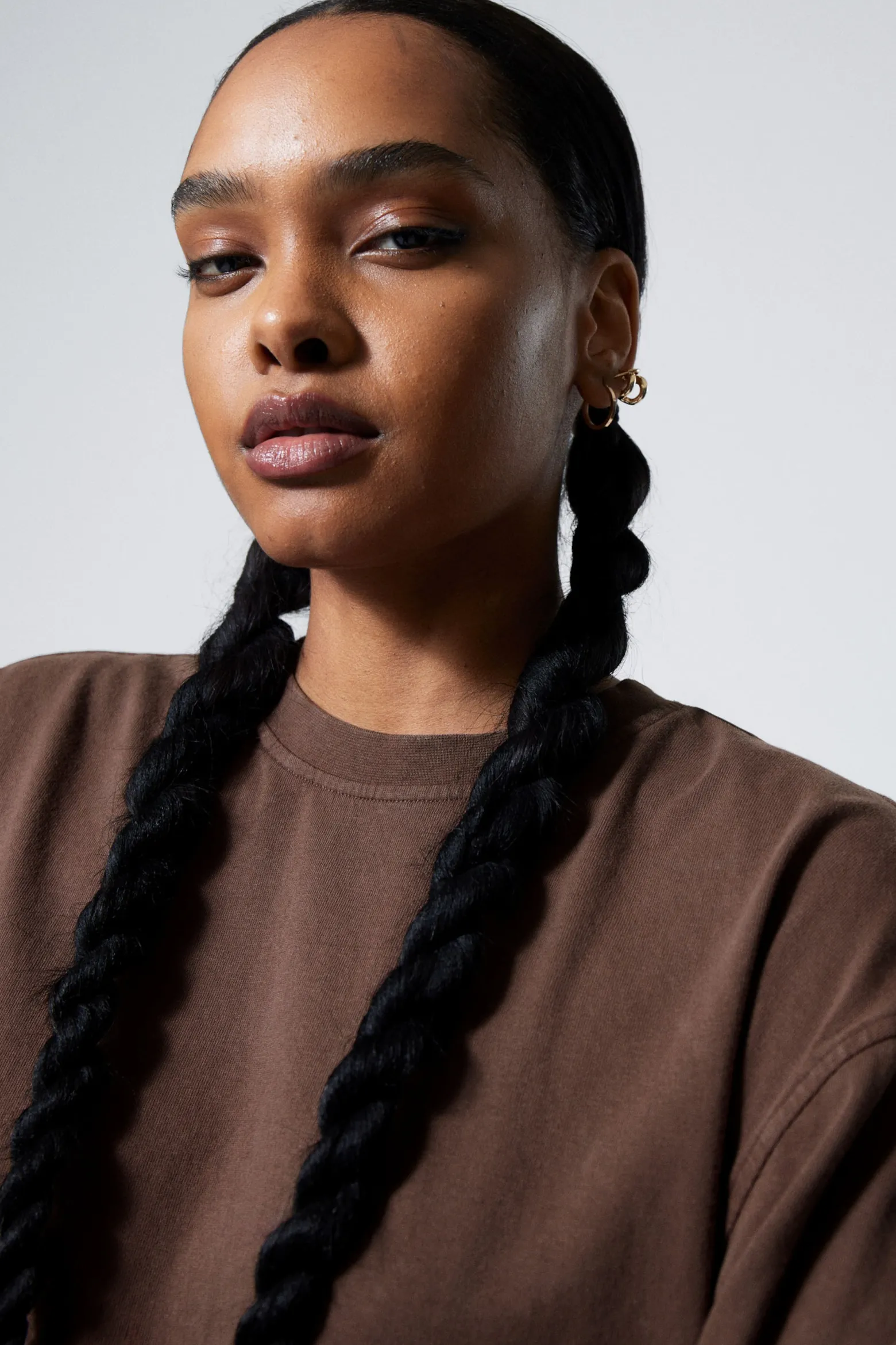 WEICHES LANGARMOBERTEIL IN OVERSIZED-PASSFORM|Weekday Online