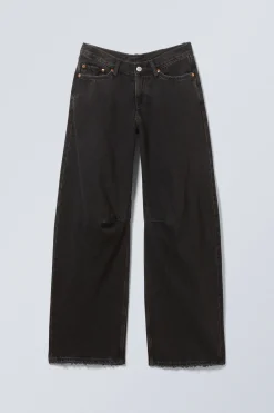 WEITE JEANS MIT NIEDRIGEM BUND|Weekday Shop