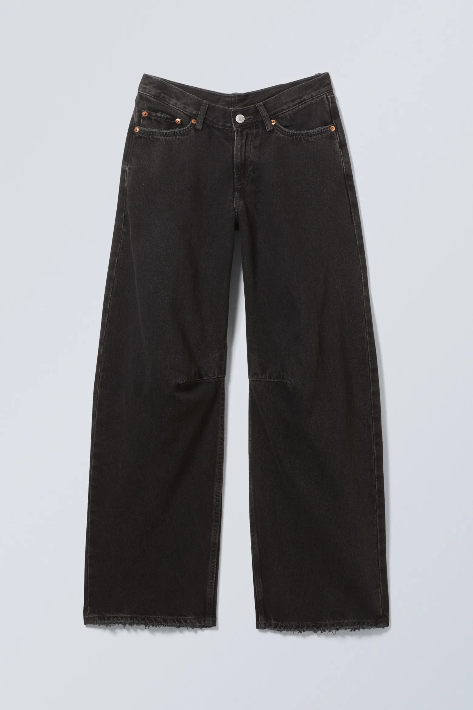 WEITE JEANS MIT NIEDRIGEM BUND|Weekday Shop