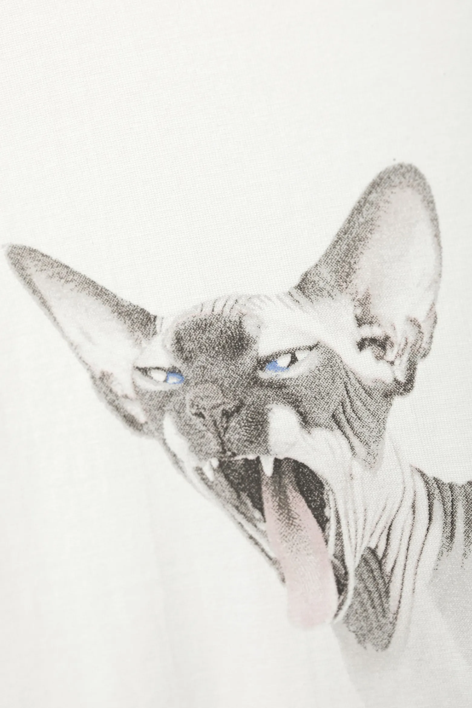 WEITES OVERSIZE-T-SHIRT MIT PRINT|Weekday Flash Sale