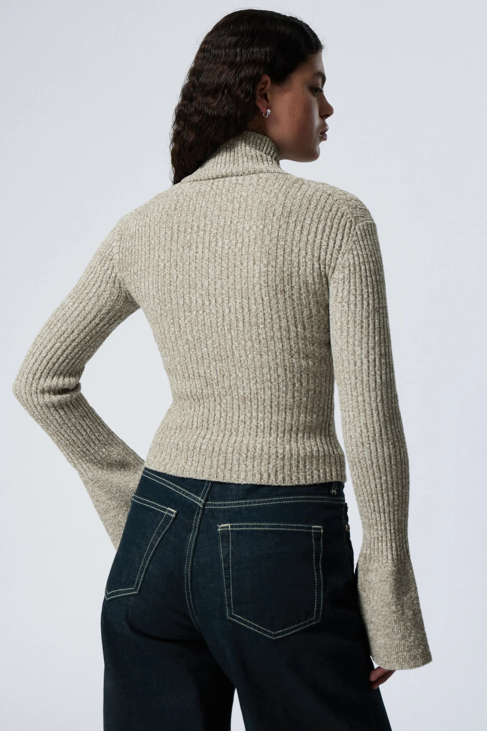 ZIP-CARDIGAN AUS CHENILLE|Weekday Cheap