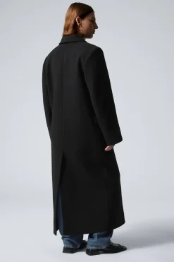 ZWEIREIHIGER OVERSIZED-MANTEL AUS WOLLMISCHUNG|Weekday Hot