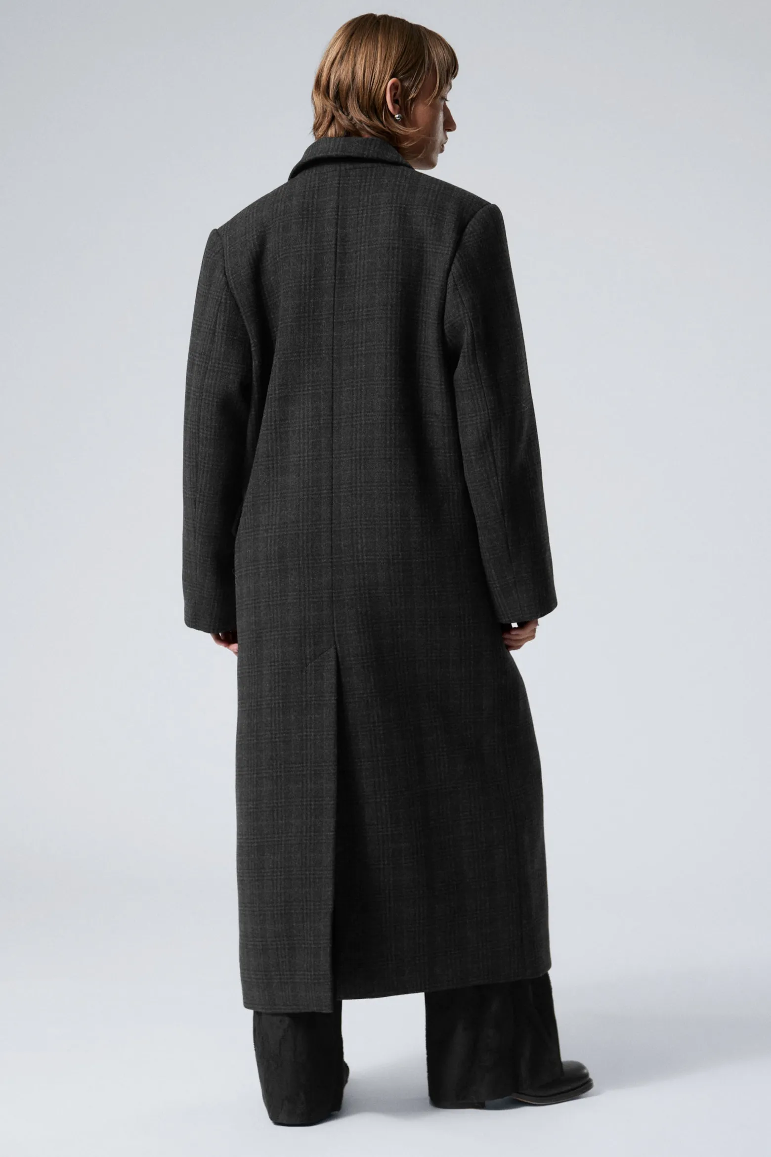 ZWEIREIHIGER OVERSIZED-MANTEL AUS WOLLMISCHUNG|Weekday Clearance